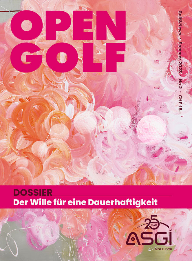 Cover Design ASGI Association Suisse des Golfeurs Indépendants summer 2023