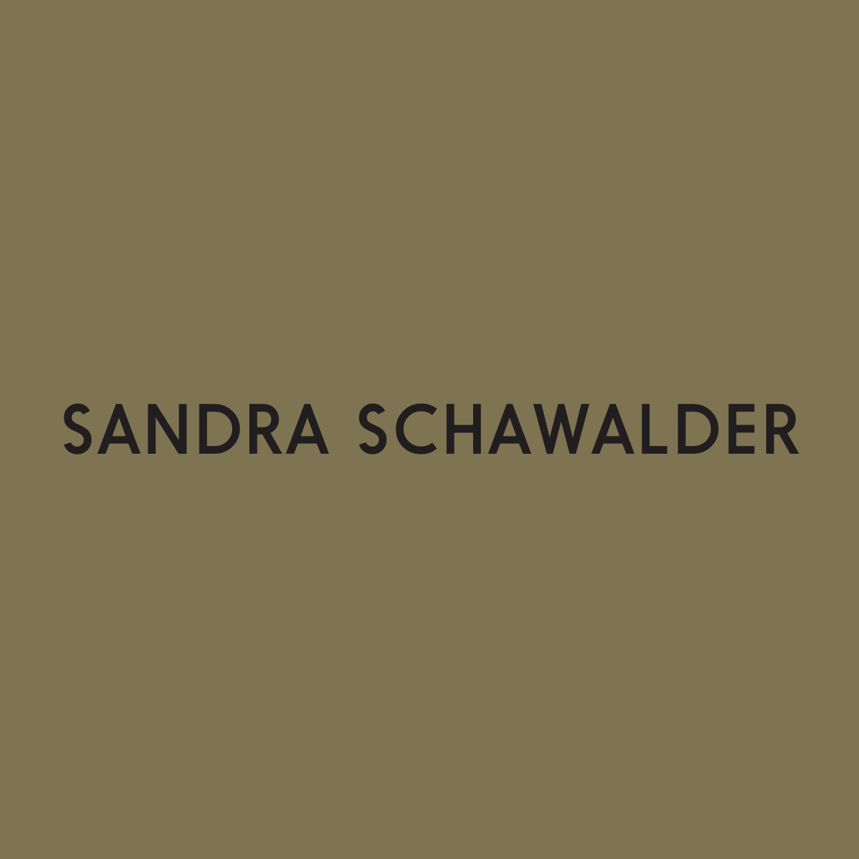 Katalog Cover Sandra Schawalder